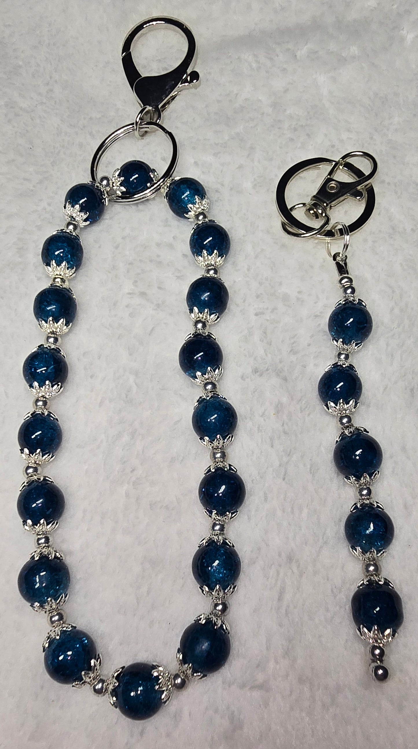 Cell phone bracelet and keychain