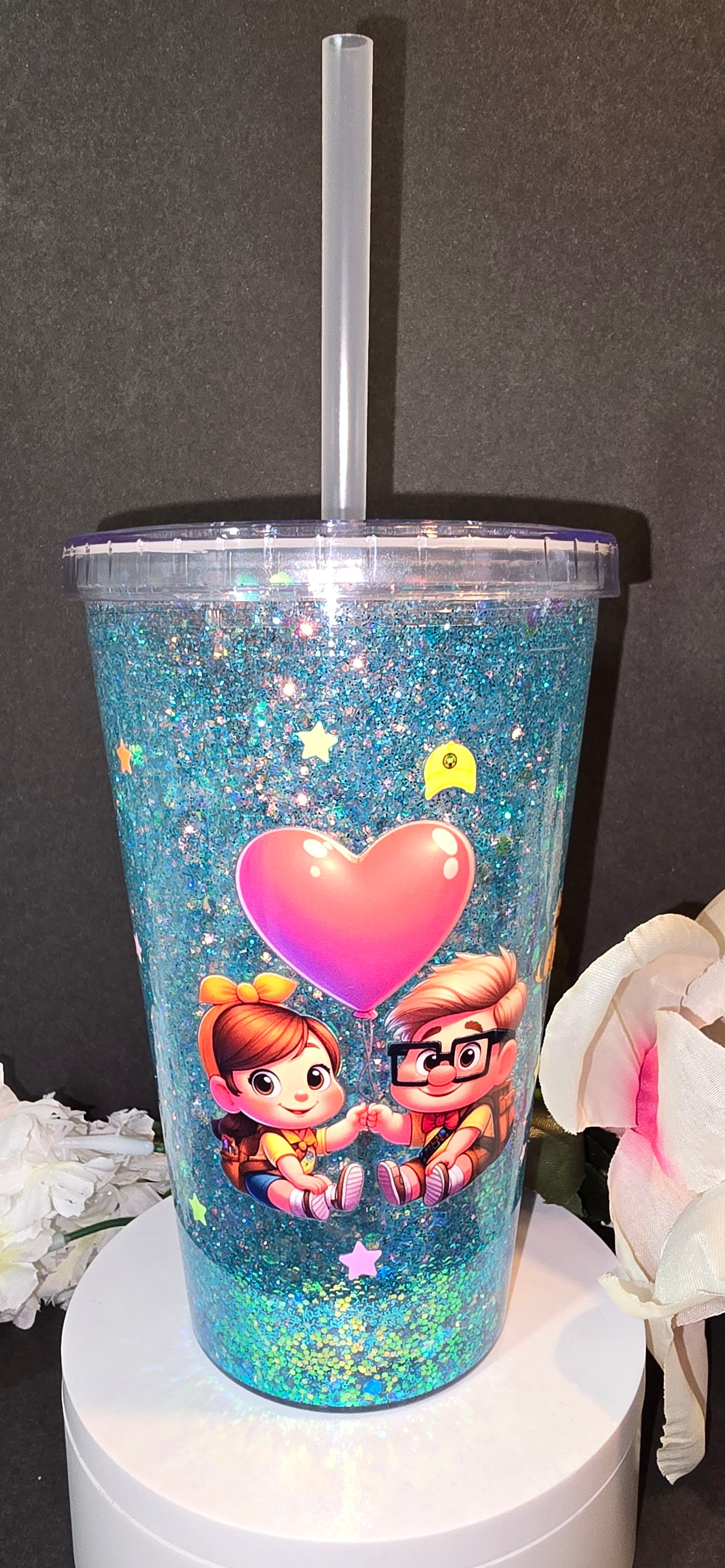 UP snowglobe tumbler