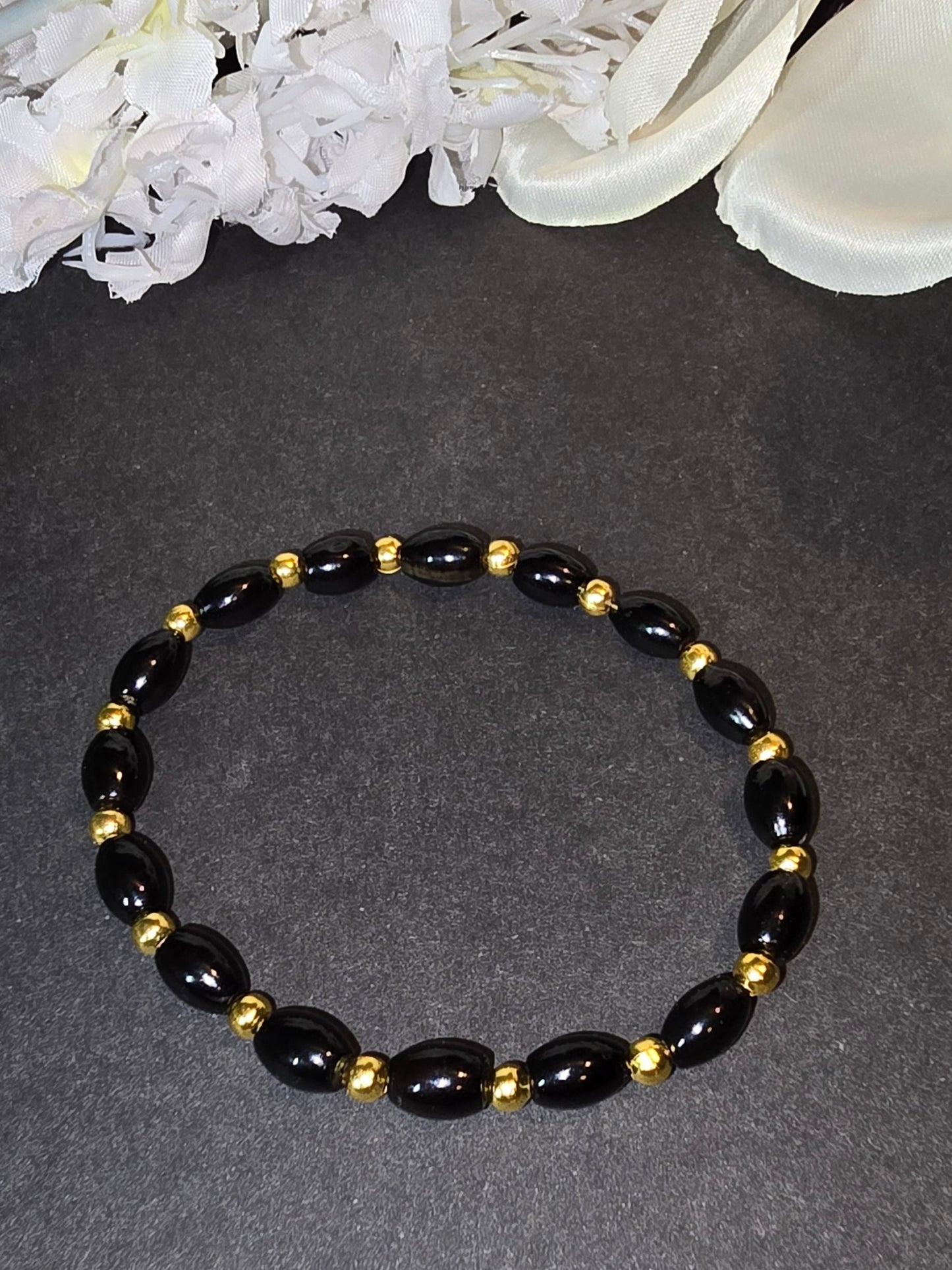 Black and Gold Bracelet