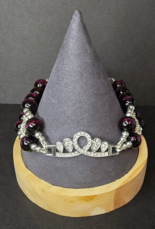 Black and Purple Crown