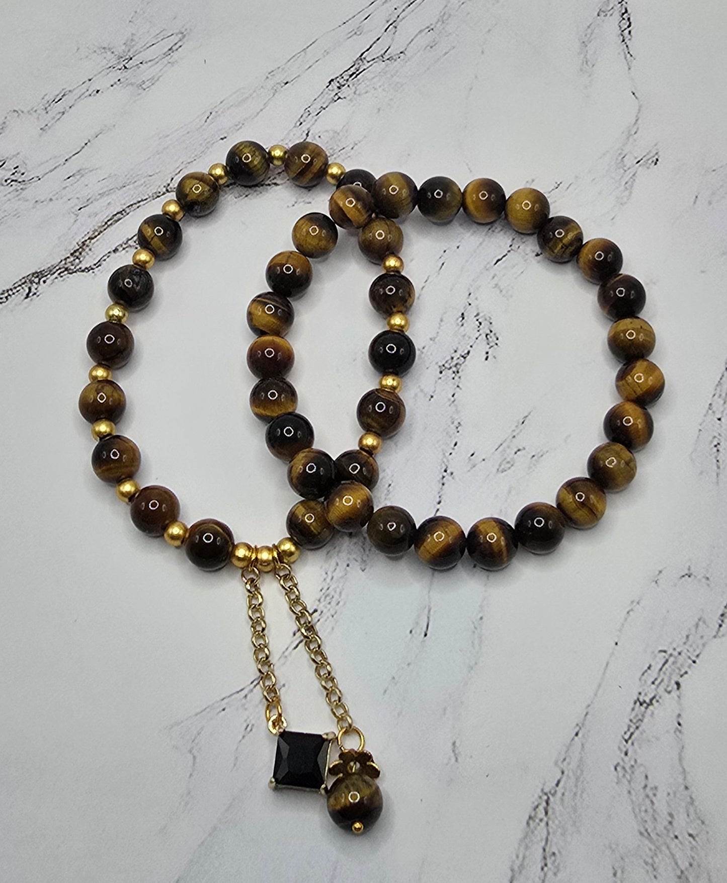 Tiger Eye (natural stone) His and Hers